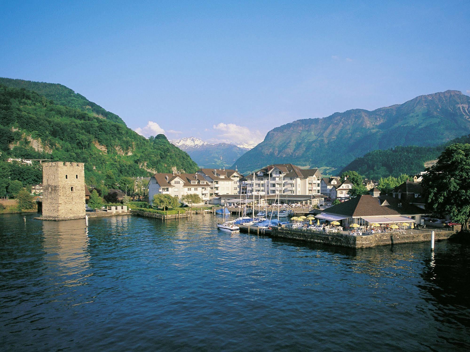 Hotel Winkelried Am See Stansstad Esterno foto